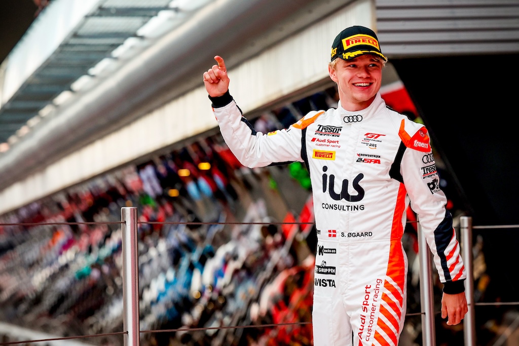 Sejr i Barcelona: Sebastian Øgaard sluttede GT World Challenge på toppen. 
(Foto: SRO Motorsports Group)